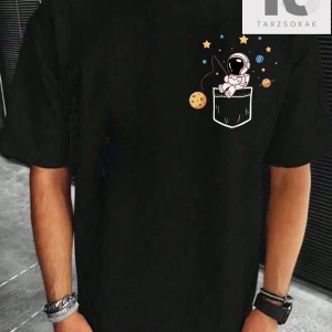 Stevenrhodes Guys Pamuk Figürlü ve Sloganlı Grafik Tişört