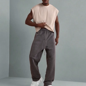 Straight Fit Essential Drop Crotch Jogger