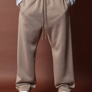 Straight Fit Essential Drop Crotch Jogger