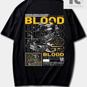 Street Life Erkek Harfli Akrep Grafikli Tişört