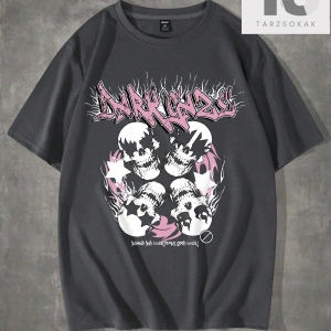 Street Life Erkek Karikatür & Slogan Grafikli Tişört