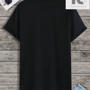 Street Life Erkek Karikatür ve Mektup Grafikli Tişört