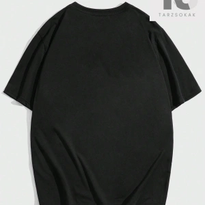 Street Life Erkek Kelebek & Slogan Desenli Kısa Kollu Tişört