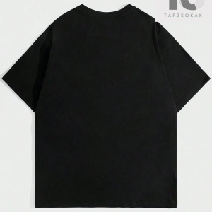 Street Life Erkek Mektup ve Yıldız Grafikli Tişört