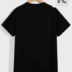 Street Life Erkek Mektup ve Yıldız Grafikli Tişört