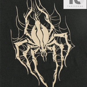 Street Life Erkek Örümcek Desenli Tişört