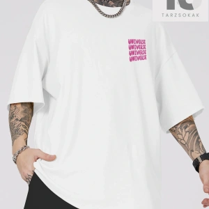 Street Life Erkek Sloganlı ve Karikatür Grafikli Tişört