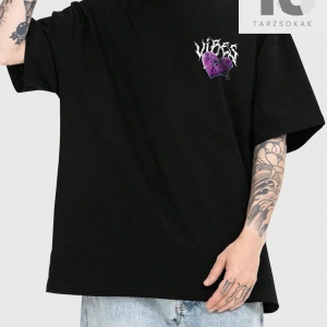 Street Life Erkek Yuvarlak Yaka Kısa Kollu Yazılı ve Kalpli Tişört