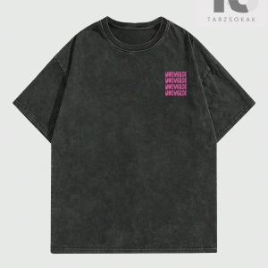 Street Life Erkekler Renkli Graffiti Baskı Ve Boyalı Mektup Tişört