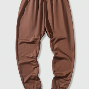 Street Life Guys Cartoon & Letter Graphic Drawstring Waist Eşofman Altı