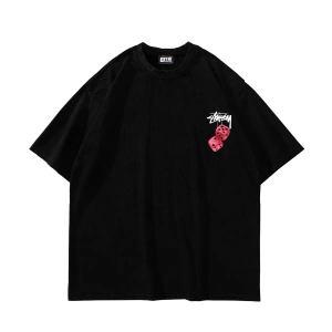 Sts. Dice Sırt Baskılı Oversize Unisex Beyaz