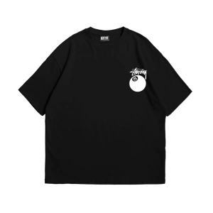 Sts. Eight Baskılı Oversize Unisex Siyah