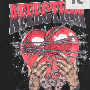 Studio Chunk Erkek Pamuk Harfli ve Kalpli Tişört