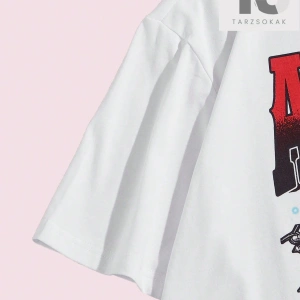 Studio Chunk Erkek Pamuk Harfli ve Kalpli Tişört