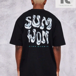 SUMWON Önü ve Arkası Baskılı Tişört