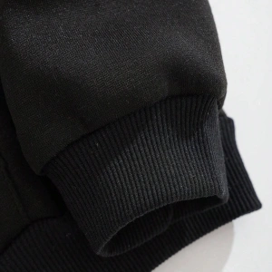 Sun & Moon Print Zip Up Drawstring Lined Hoodie Siyah