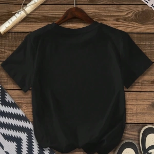 Süt İpek Normal Tişört, Minimalist Moda Günlük Giyim