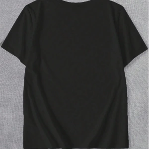 Süt İpek Normal Tişört, Minimalist Moda Günlük Giyim