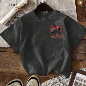 Süt İpek Normal Tişört, Minimalist Moda Günlük Giyim