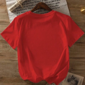 Süt İpek Normal Tişört, Minimalist Moda Günlük Giyim