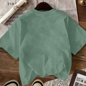 Süt İpek Normal Tişört, Minimalist Moda Günlük Giyim