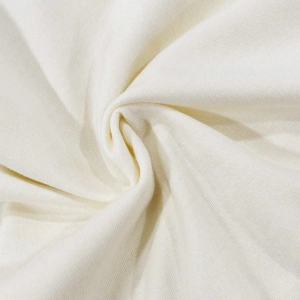 Süt İpek Normal Tişört, Minimalist Moda Günlük Giyim