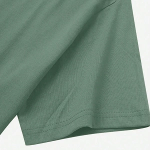 Süt İpek Normal Tişört, Minimalist Moda Günlük Giyim