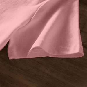 Süt İpek Normal Tişört, Minimalist Moda Günlük Giyim
