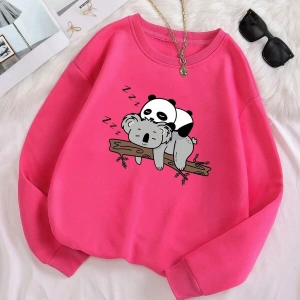 Sweatshirt Pembe