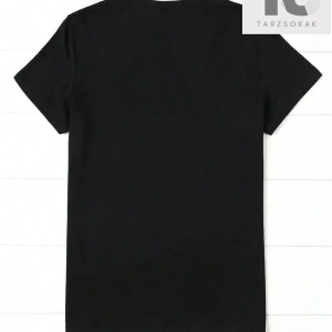 SXY Karikatür ve Harf Grafikli Düşük Omuzlu Tişört