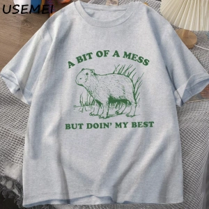 T-shirt erkek kadın Fuuny kedi güzel baskı T Shirt yaz pamuk erkek t-shirt rahat Harajuku boy 2877