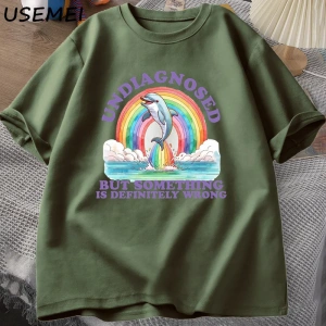 Tanısız Ama Kesinlikle Yanlış Bir Şey T-Shirt Vintage erkek Giysileri Yaz Pamuk Kısa Kollu T  2850