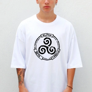 Teen Wolf Alpha Beta Omega Oversize Tişört