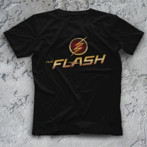 The Flash Siyah Çocuk Unisex Tişört T-shirt