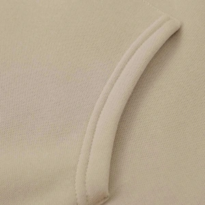 The Hope Renkli Baskılı Oversize Kapüşonlu Sweatshirt Bej