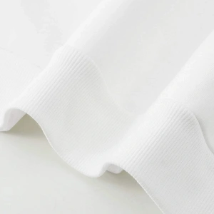 The Hope Renkli Baskılı Oversize Kapüşonlu Sweatshirt Beyaz