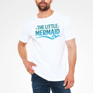 The Little Mermaid Beyaz Unisex Tişört T-Shirt