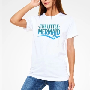 The Little Mermaid Beyaz Unisex Tişört T-Shirt