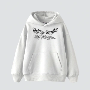 The Masterpiece Graffity Baskılı Oversize Unisex Beyaz