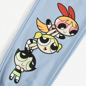 The Powerpuff Girls | Letter Cartoon Graphic 4 Mevsim Eşofman