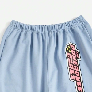 The Powerpuff Girls | Letter Cartoon Graphic 4 Mevsim Eşofman