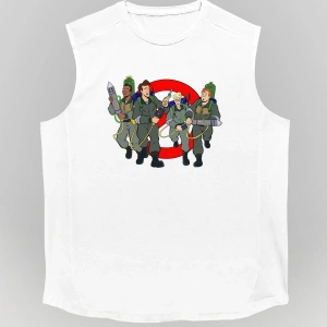 The Real Ghostbusters Hayalet Avcıları Beyaz Unisex Tişört T-Shirt