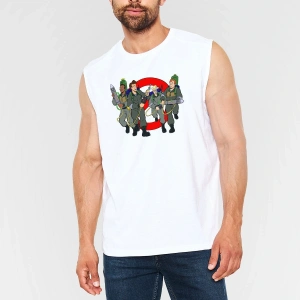 The Real Ghostbusters Hayalet Avcıları Beyaz Unisex Tişört T-Shirt