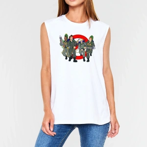 The Real Ghostbusters Hayalet Avcıları Beyaz Unisex Tişört T-Shirt