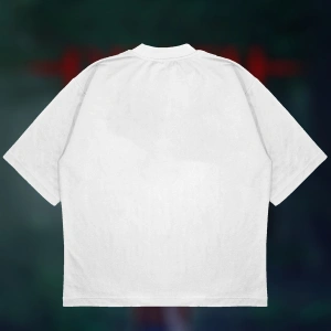 Thriller Society Baskılı Oversize Unisex Pamuklu Nefes Alan Kalın Kumaşlı