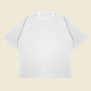 Tigercourage Baskılı Oversize Unisex Pamuklu Nefes Alan Kalın Kumaşlı