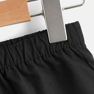 Toddler Boys Bear & Letter Graphic Elastic Waist Pants