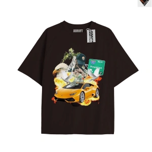 Travis Scott Siyah Oversize Unisex T-shirt