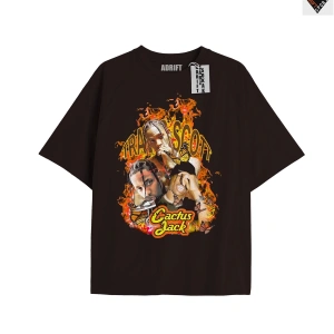 Travis Scott Siyah Oversize Unisex T-shirt