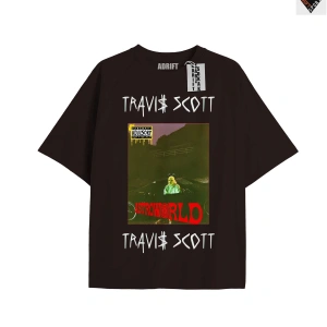 Travis Scott Siyah Oversize Unisex T-shirt